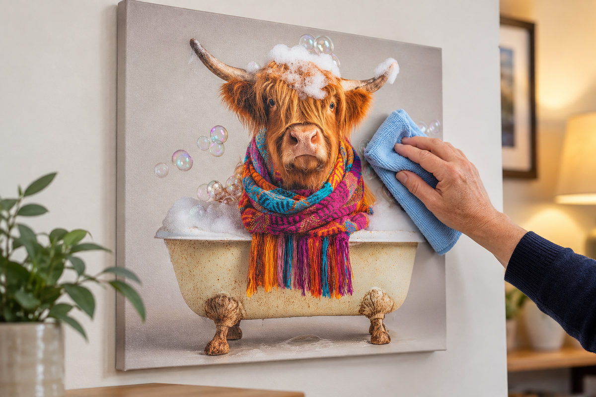 How to Clean Canvas Prints Safely Without Damaging Them