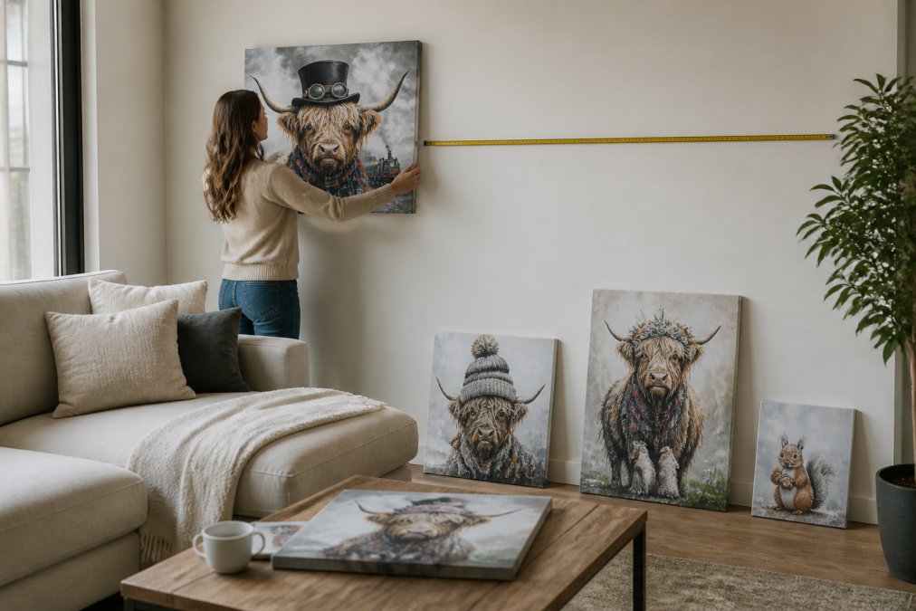 Canvas Art Size Guide for Your Living Room Wall