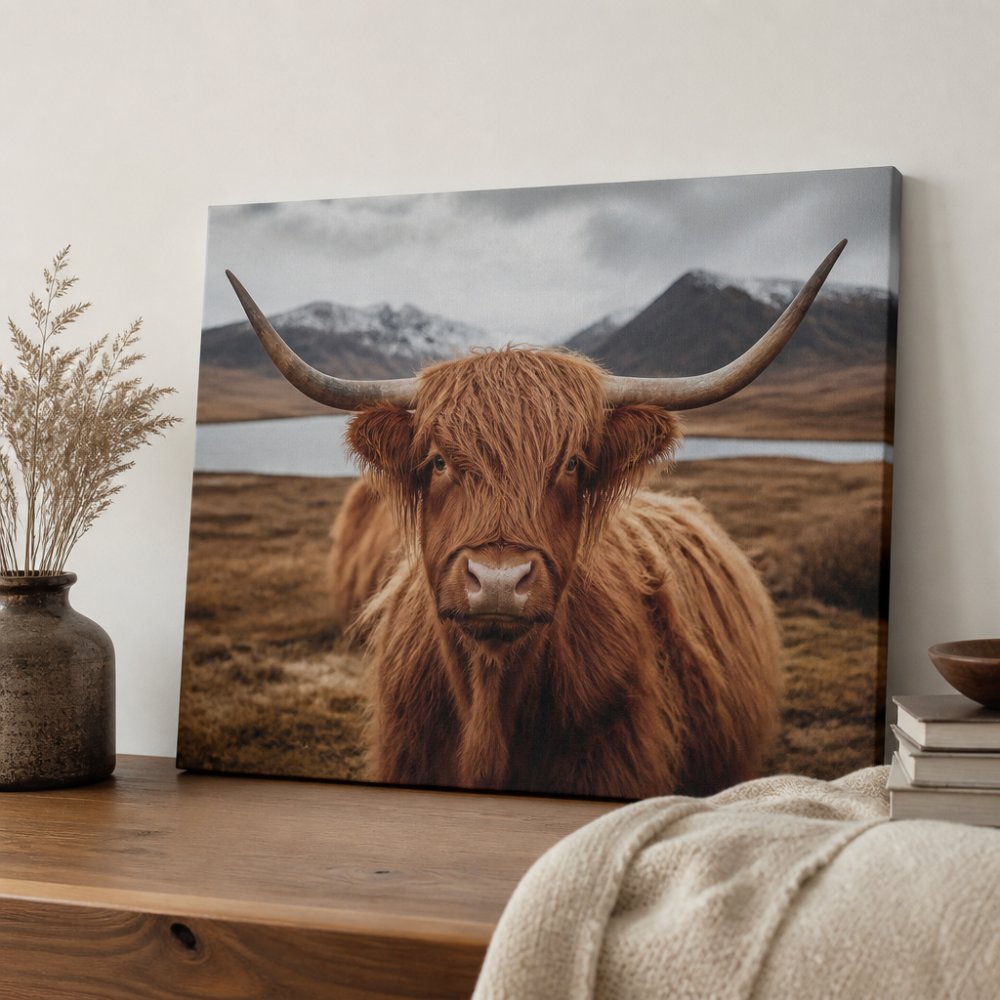 Highland Cow Canvas Prints: Scottish Wall Art Guide