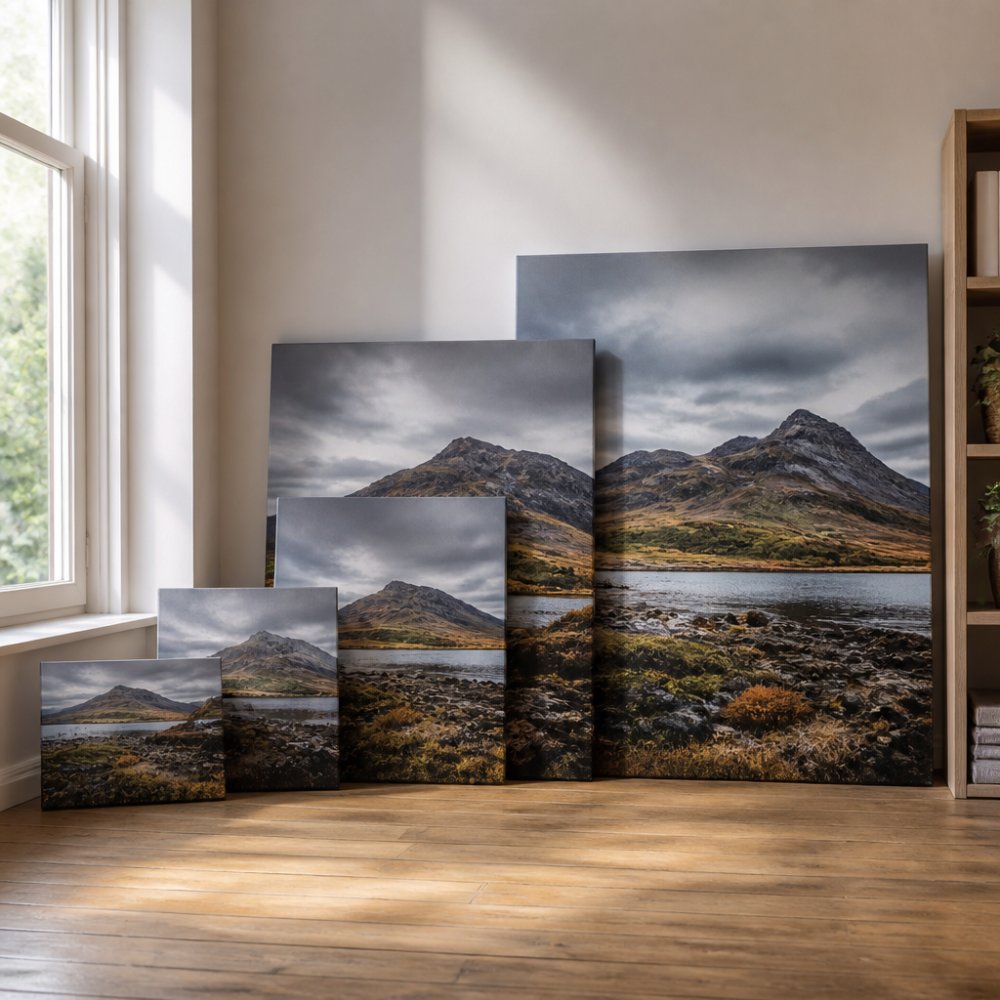 How to Mix and Match Canvas Art Sizes for Your Walls