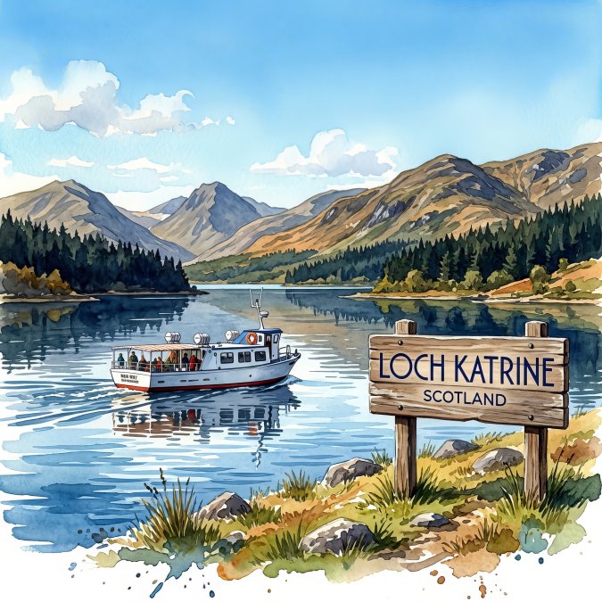 Loch Katrine Canvas Prints: Scottish Wall Art Guide