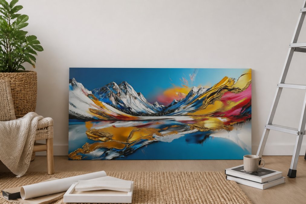 Modern Abstract Wall Art for Renters: 8 Ideas