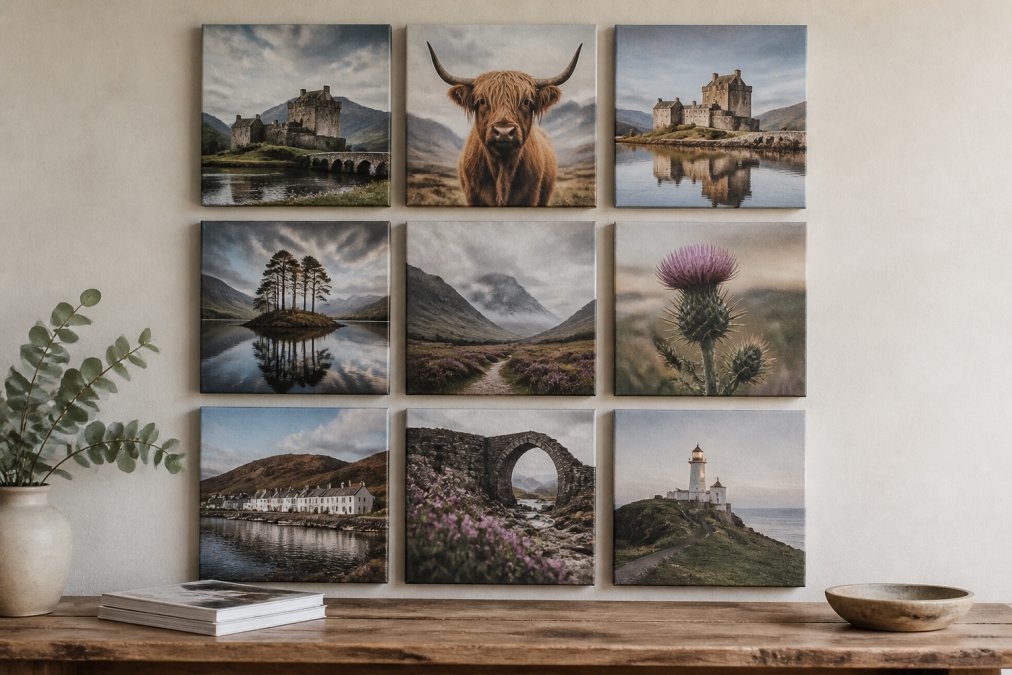 Scottish Heritage Canvas Wall Decor: 9 Designs