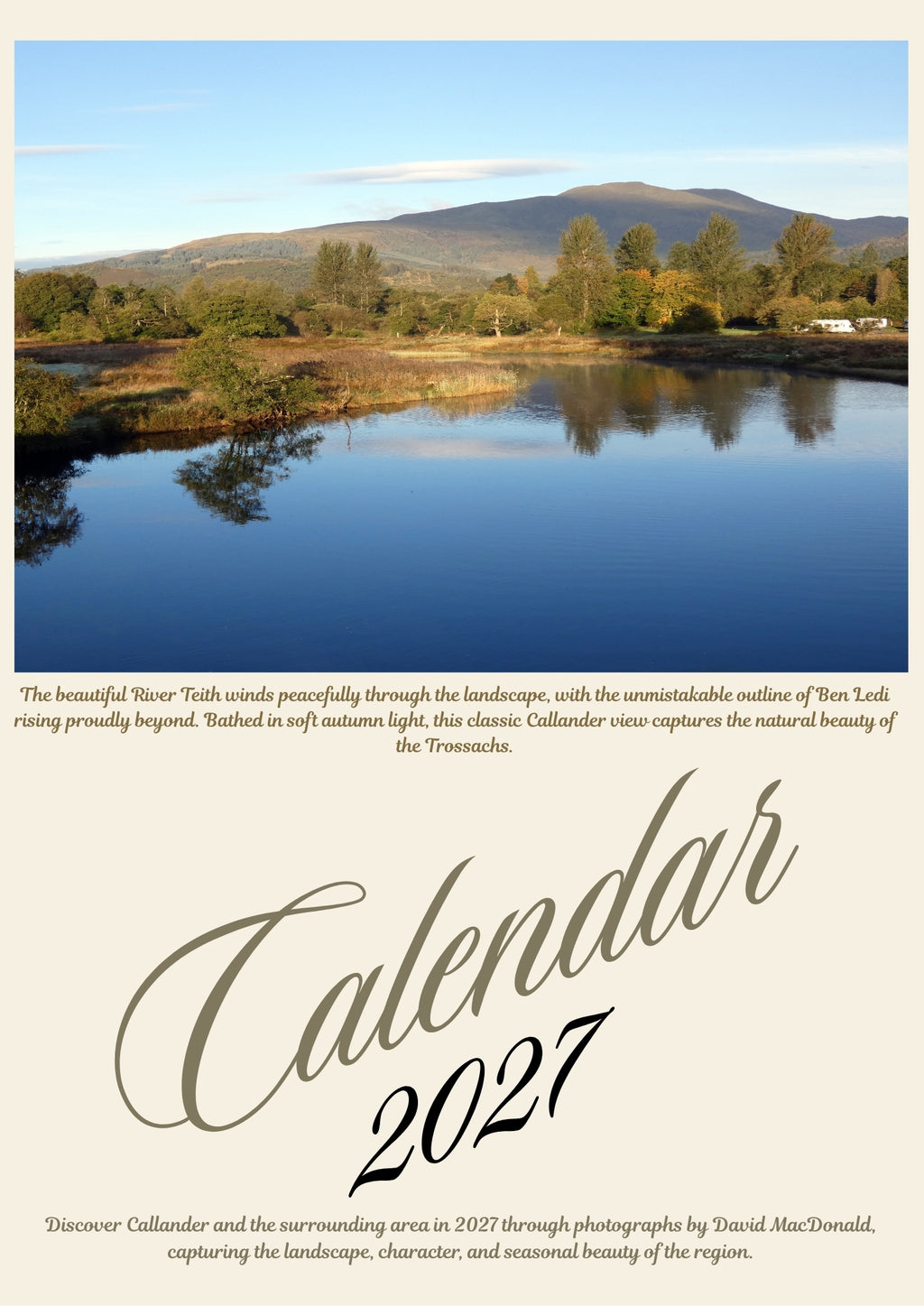 Callander & Surrounding Area 2027 Wall Calendar