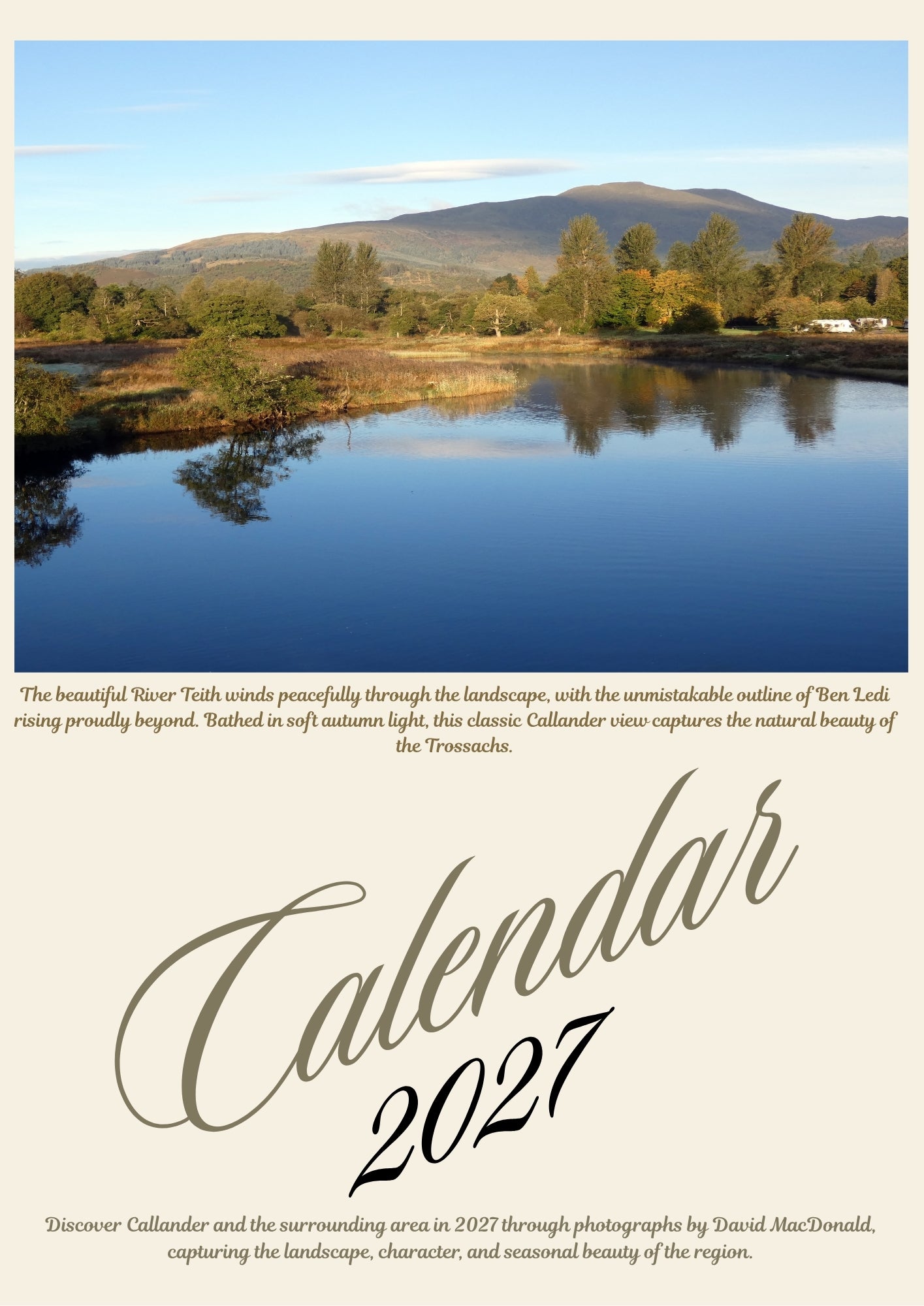 Callander & Surrounding Area 2027 Wall Calendar