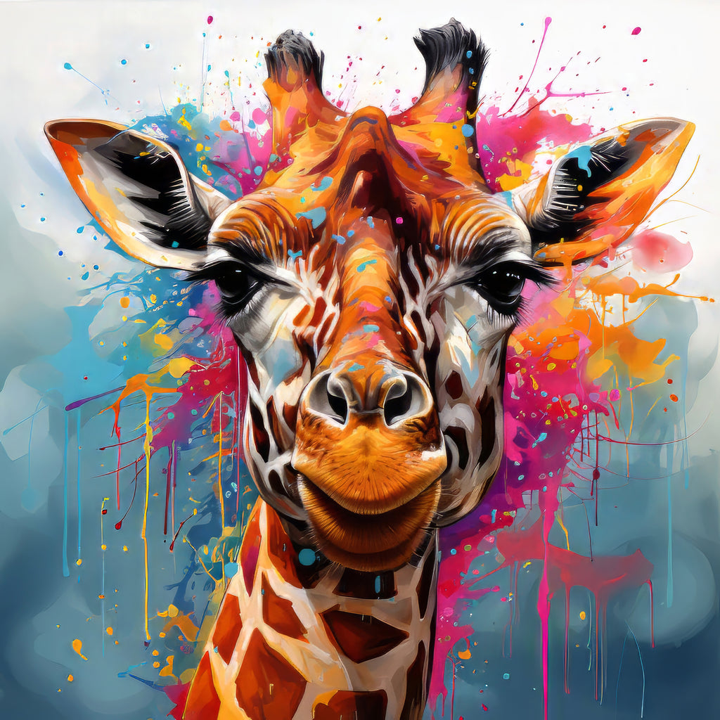 Billy the Giraffe canvas wall art