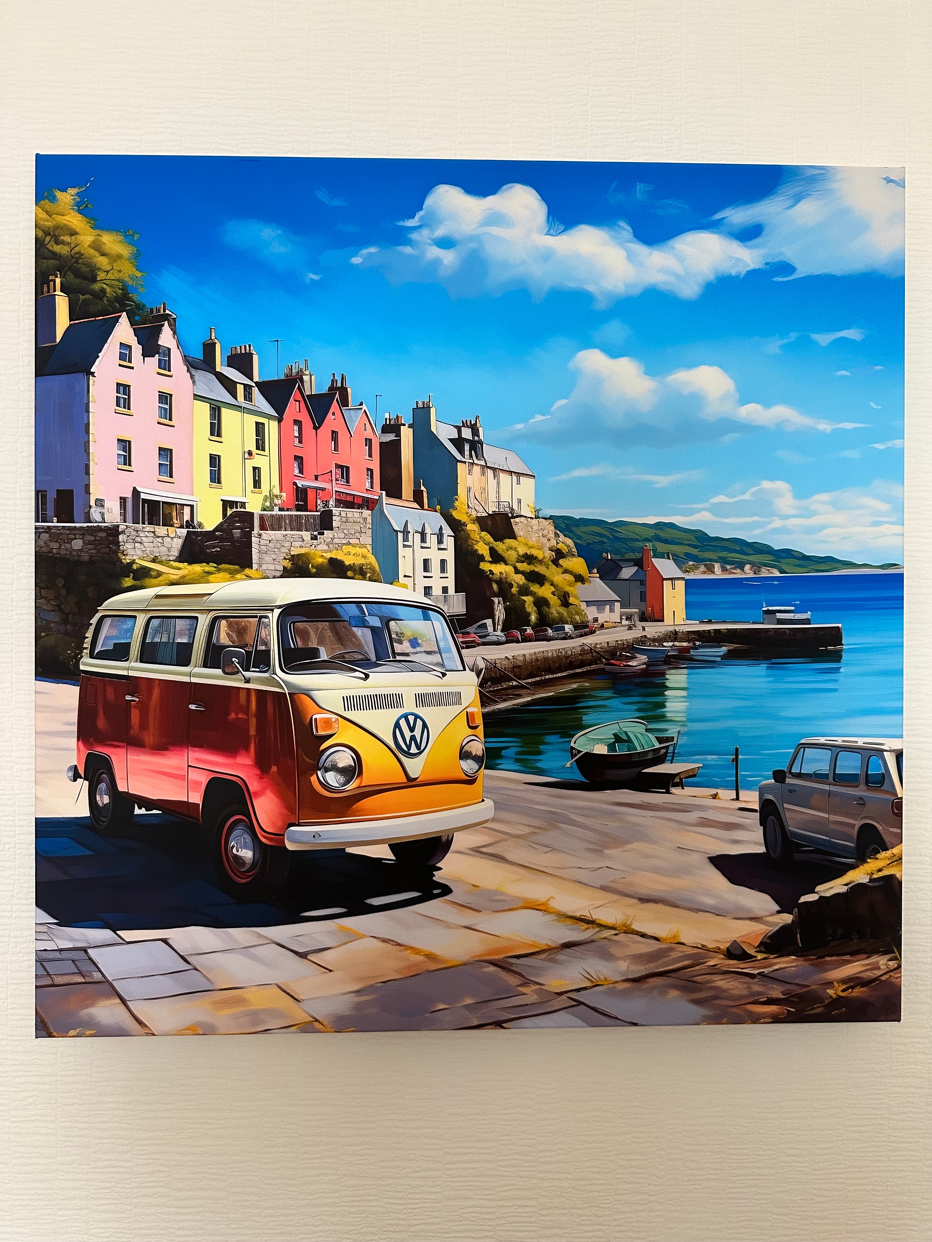 VW Camper van on tour