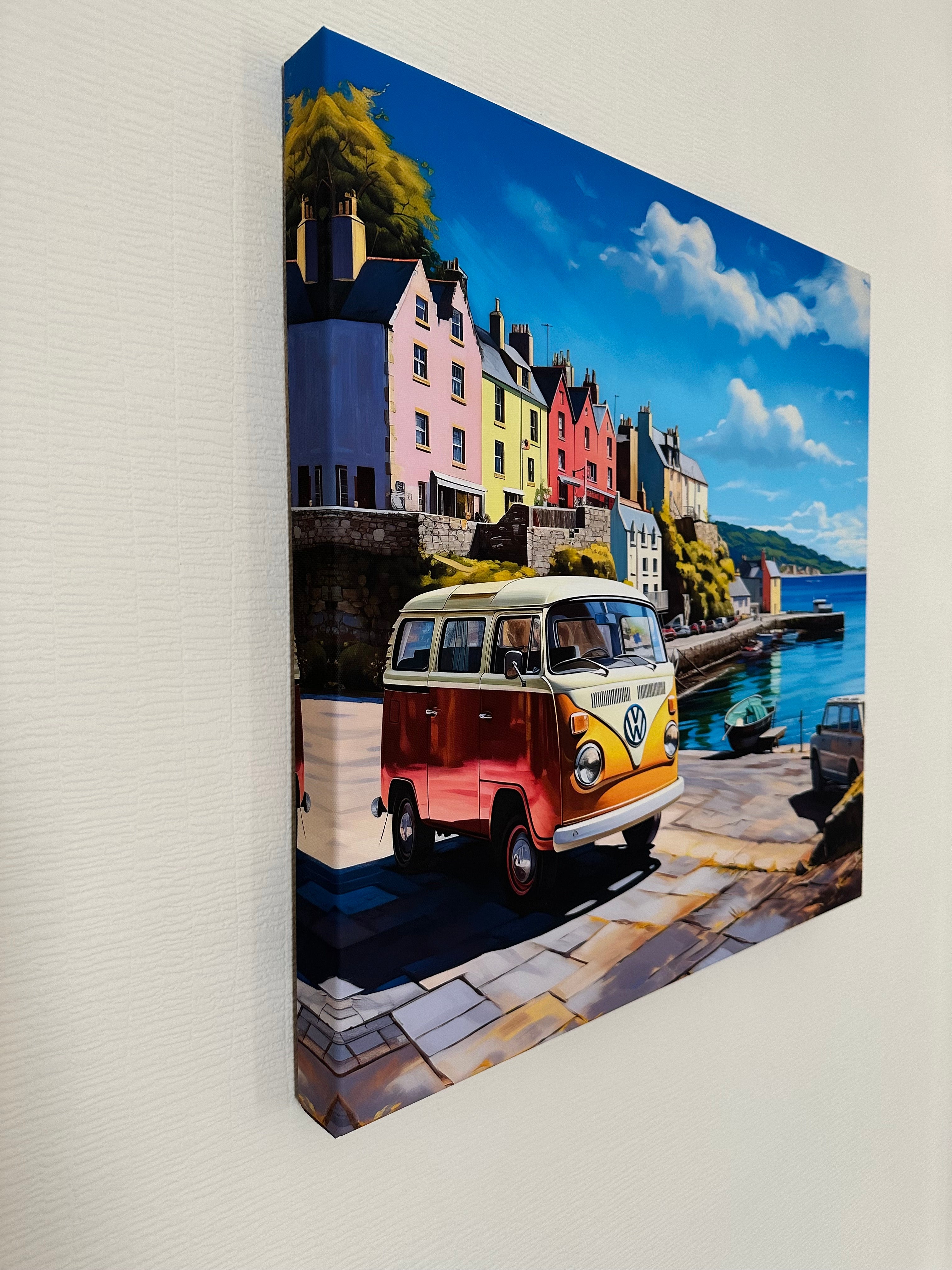 VW camper van in scotland