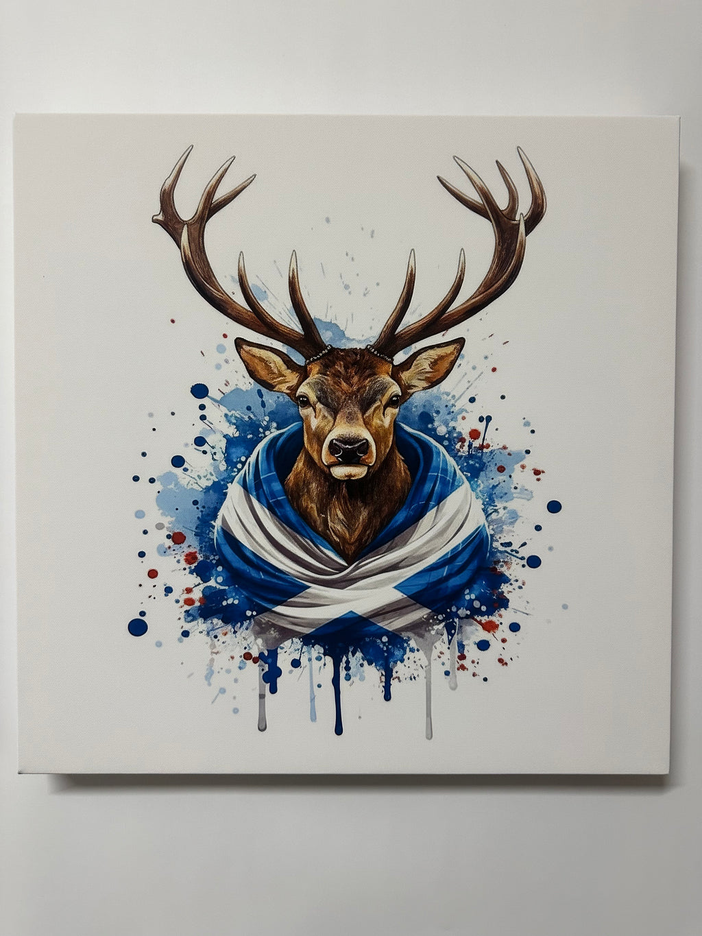 Stag in the Scottish flag