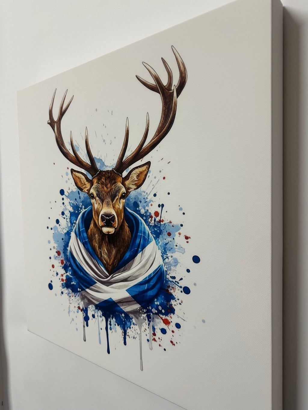 Cnvas wall art stag king of the glen