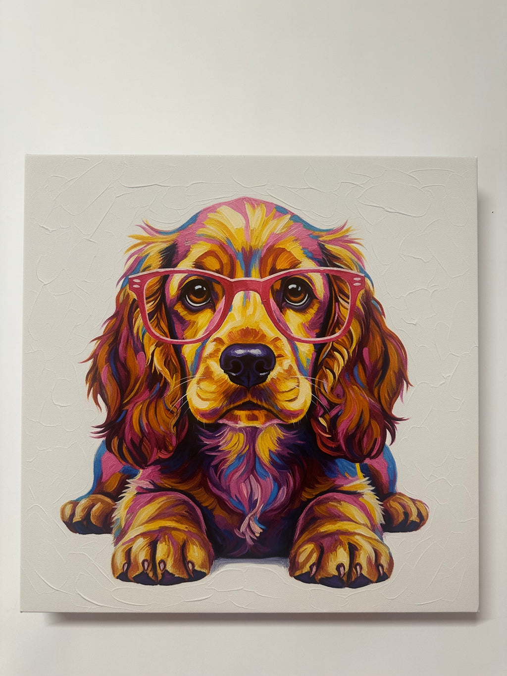 Trendy Cocker Spaniel -  Dog - Wall Art Canvas -  Home Decor