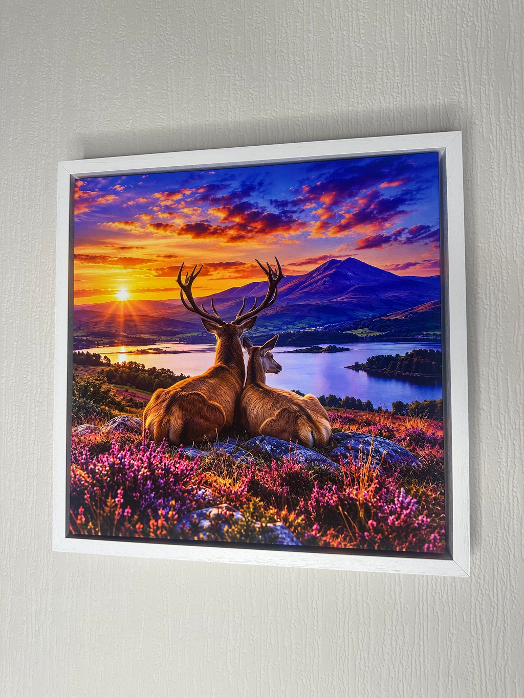 Highland Sunset  Watch– Framed Canvas Wall Art