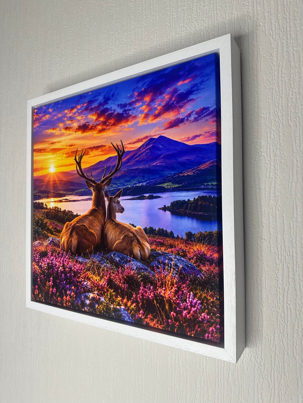 Highland Sunset  Watch– Framed Canvas Wall Art