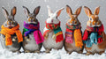 The Snuggle Squad - Canvas Wall Art - Premium Home Decor